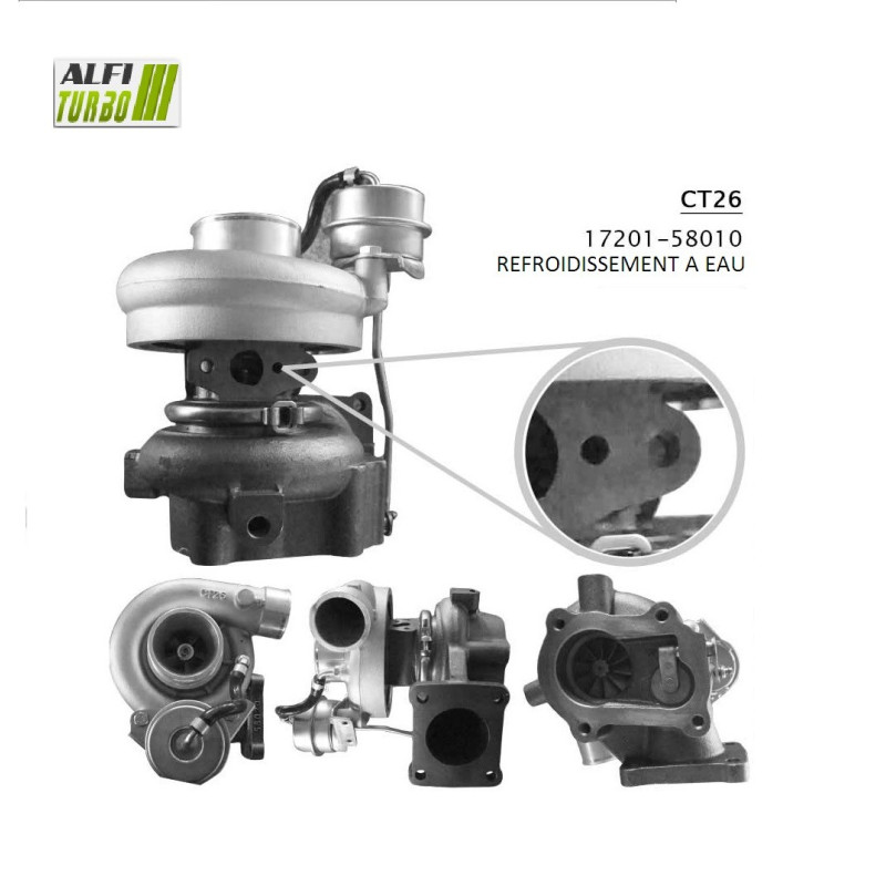 turbo hybridi toyota LANDCRUISER 3.4D 95 CV 17201-58010 1720158010 1720158010